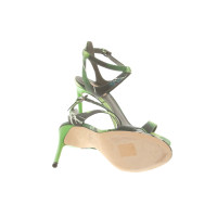 Reed Krakoff Sandalen aus Leder in Grün