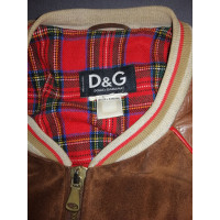 D&G Giacca/Cappotto in Pelle in Marrone