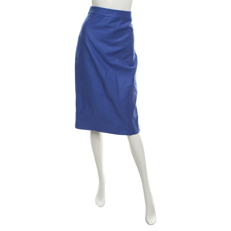J. Crew Pencil skirt in blue