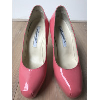 Brian Atwood Pumps/Peeptoes aus Leder in Rosa / Pink