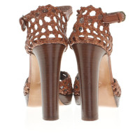 Moschino Cheap And Chic Peeptoes in Bruin