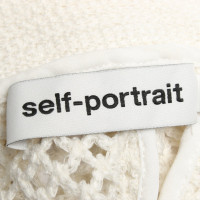 Self Portrait Top in White