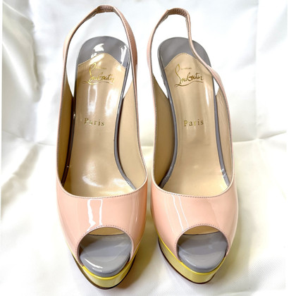 Christian Louboutin Sandals Patent leather in Pink