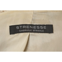 Strenesse Jacke/Mantel aus Wolle in Beige