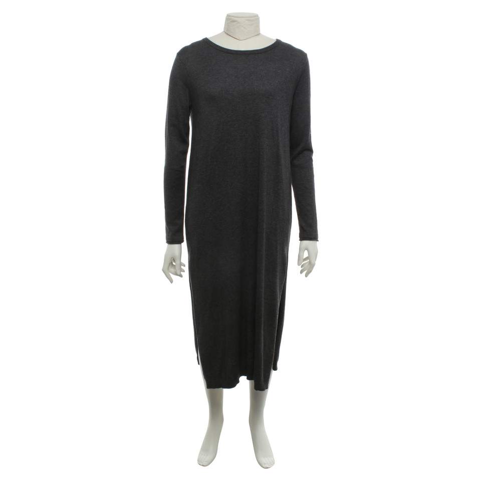 Twin Set Simona Barbieri Knit dress in mottled dark gray