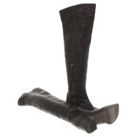 Miu Miu Overknee boots in brown
