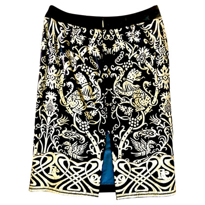 Roberto Cavalli Skirt in Gold