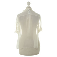Chloé Silk blouse with ruffle details