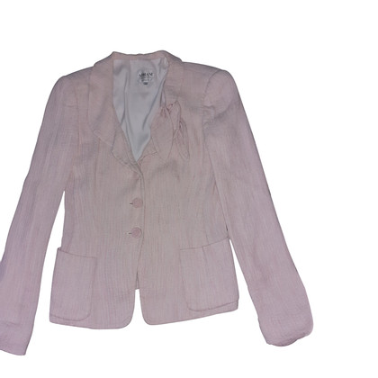 Armani Jacke/Mantel aus Baumwolle in Rosa / Pink