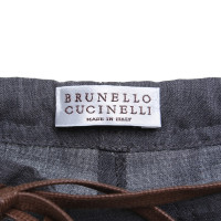 Brunello Cucinelli Pantalon avec coupe large