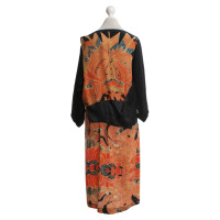 Dries Van Noten Kleid mit floralem Print