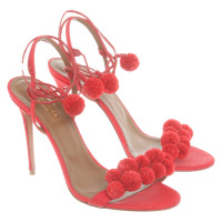 Aquazzura Sandals in Red