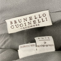 Brunello Cucinelli Jas/Mantel Kasjmier in Grijs