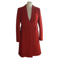 Alaïa Jacke/Mantel aus Wolle in Rot