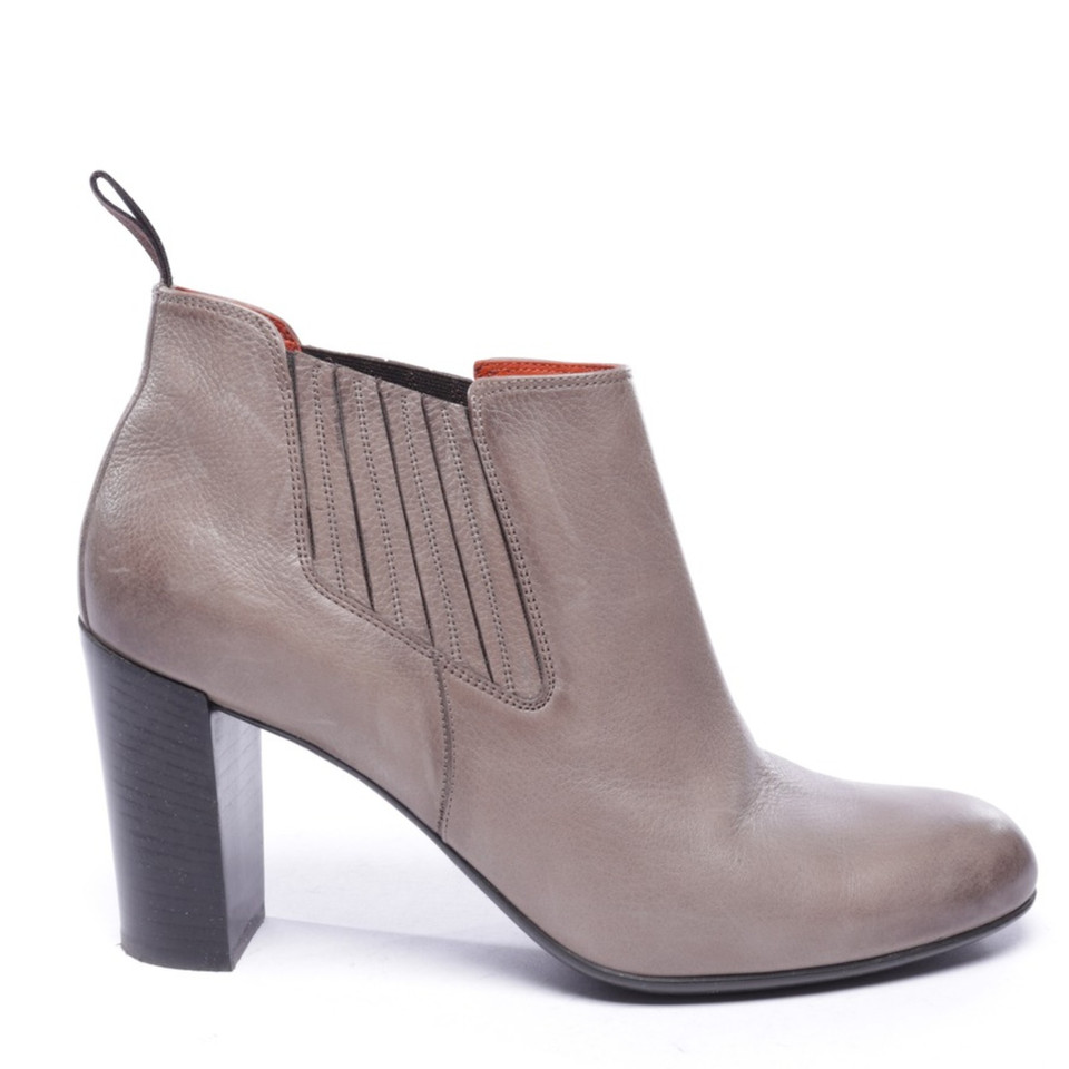 Santoni Enkellaarzen in Taupe