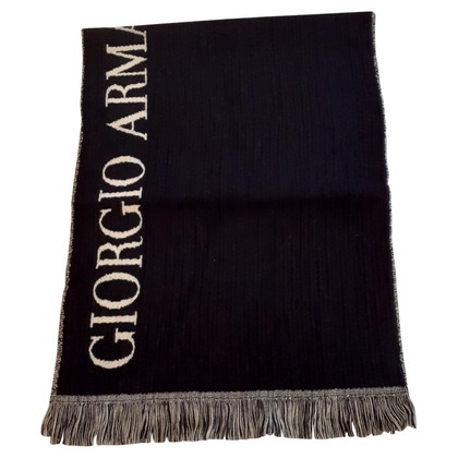 Giorgio Armani Scarf/Shawl Wool in Black