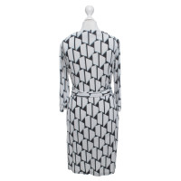 Diane Von Furstenberg Robe portefeuille avec imprimé motif