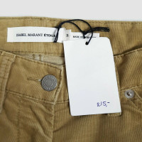 Isabel Marant Etoile Paio di Pantaloni in Cotone in Beige