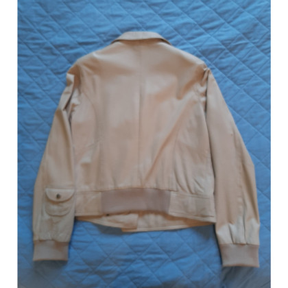 Max & Co Jacket/Coat Leather in Beige