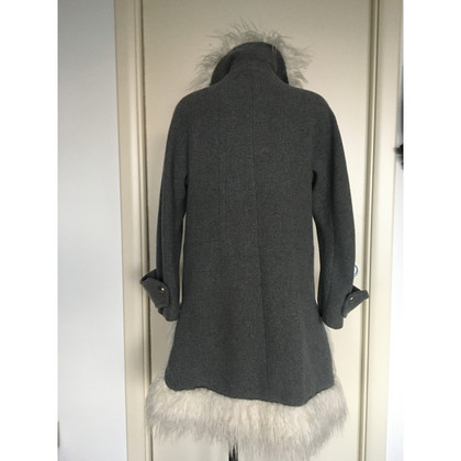 Ermanno Scervino Jacket/Coat Wool in Grey