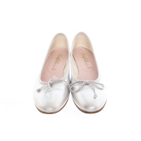 Pretty Ballerinas Slippers/Ballerinas Leather in Silvery