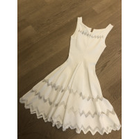 Alaïa Kleid aus Viskose in Weiß