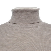 Samsøe & Samsøe Knitted wool sweater in brown