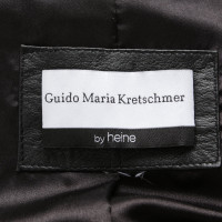 Guido Maria Kretschmer Giacca di pelle nera
