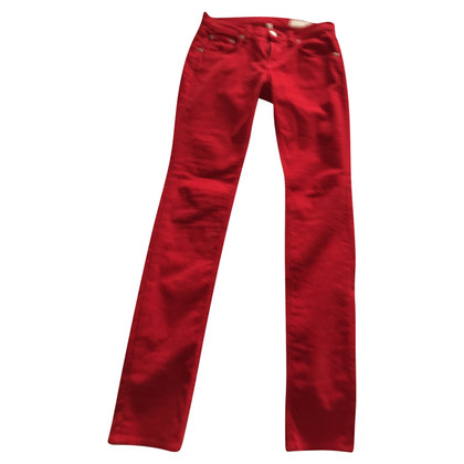 Rag & Bone Jeans in Cotone in Rosso