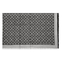 Louis Vuitton Monogram-Denim-Tuch in Schwarz