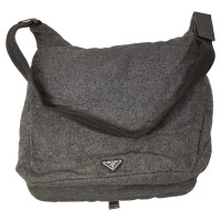 Prada Borsa a tracolla in Lana in Grigio