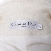Christian Dior giacca bouclé in crema