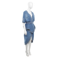 Johanna Ortiz Kleid aus Baumwolle in Blau