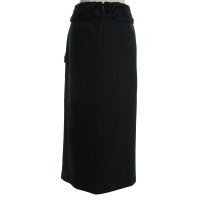D&G Long skirt with fur trim