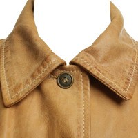 Belstaff giacca di pelle color cammello
