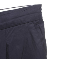 Cos Pleated trousers in dark blue