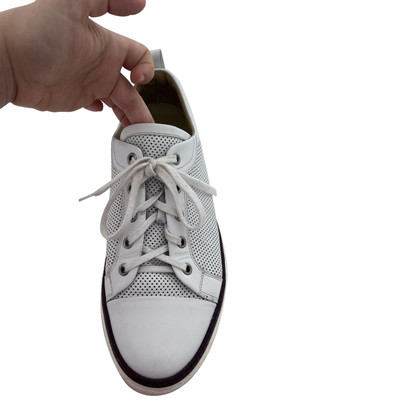 Hermès Chaussures de sport en Cuir en Blanc