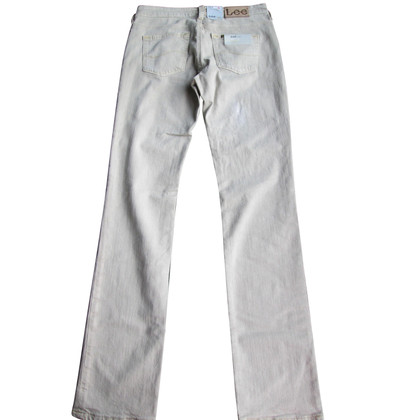 Lee Jeans aus Baumwolle in Beige