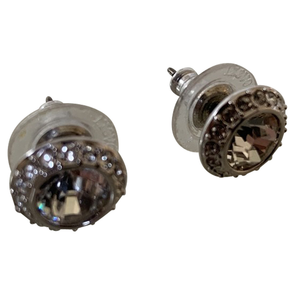 Swarovski Ohrring aus Versilbert in Silbern