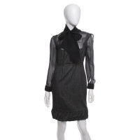 Anna Molinari Robe en noir / blanc