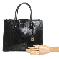 Michael Kors Handtasche aus Leder in Schwarz