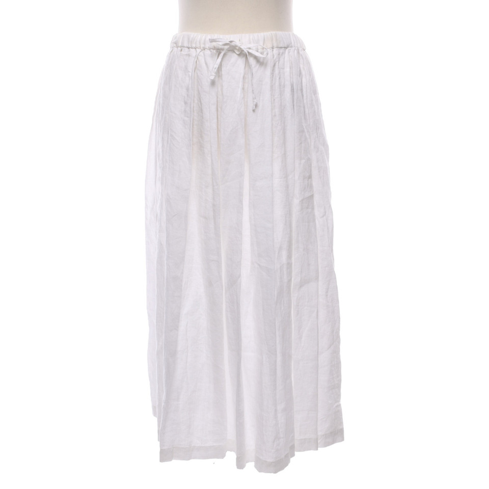 Aspesi Skirt Linen in White