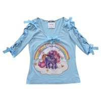 Moschino Top Cotton in Blue