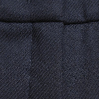 Odeeh Pantalon en laine bleu foncé
