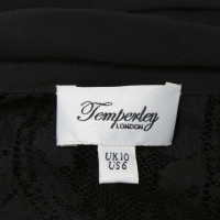Temperley London Kanten jurk in zwart