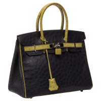 Hermès Birkin Bag 30 in Pelle in Nero