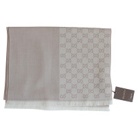 Gucci Monogram scarf in beige