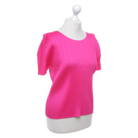 Issey Miyake top in pink