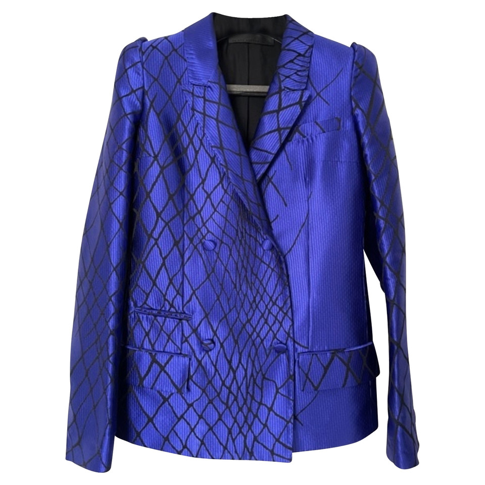 Haider Ackermann Blazer aus Seide in Blau