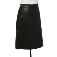 Alexander McQueen Skirt Leather in Black